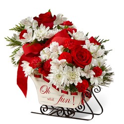 The Holiday Traditions Bouquet from Clifford's where roses are our specialty